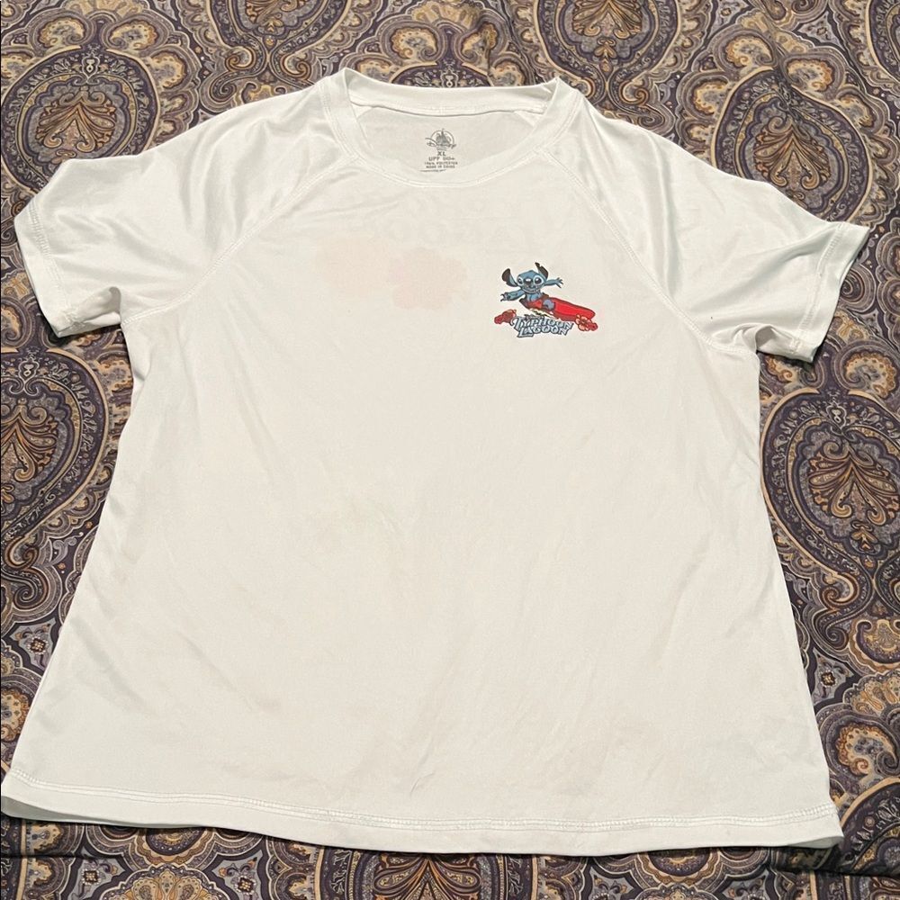 Stitch typhoon, Lagoon SPF 50 white shirt